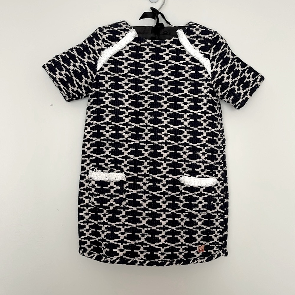 Carrement Beau Girls Tweed Dress Size 4